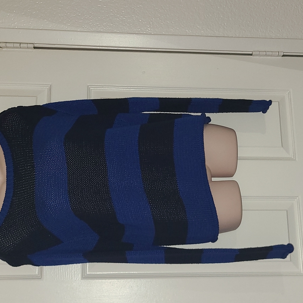 Blue and Black Ralph Lauren sweater